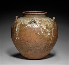Tea Storage Jar, mid- to late 1600s. Creator: Nonomura Ninsei (Japanese, active 1600s).