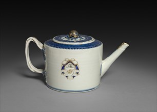 Teapot, c. 1775-1800. Creator: Unknown.