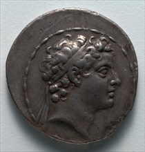 Tetradrachm: Head of the Child Antiochus V (obverse), 164-162 BC. Creator: Unknown.