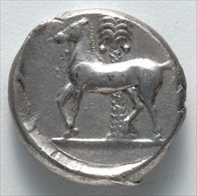 Tetradrachm: Persephone (reverse), 380 BC. Creator: Unknown.