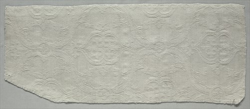 Textile Fragment, 1800s. Creator: Unknown.