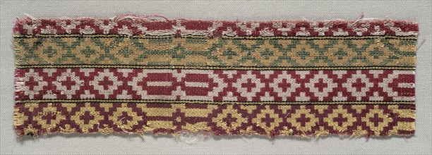 Textile Fragment, 19th century. Creator: Unknown.