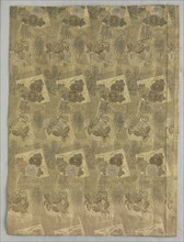 Textile Fragment, late 1800s-early 1900s. Creator: Unknown.