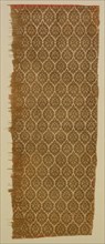 Textile with Palmettes, 1200s-1300s. Creator: Unknown.