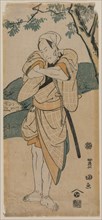 The Actor Ichikawa Danjuro as a Samurai, 1769-1825. Creator: Utagawa Toyokuni (Japanese, 1769-1825).