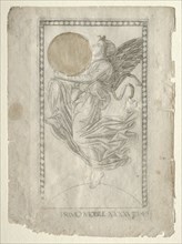 The Angel of the Ninth Sphere (from the Tarocchi, series A..., before 1467. Creator: Master of the E-Series Tarocchi (Italian, 15th century).