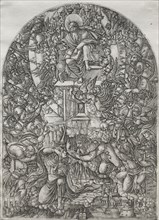 The Apocalpse: St. John Summoned to Heaven, 1555. Creator: Jean Duvet (French, 1485-1561).