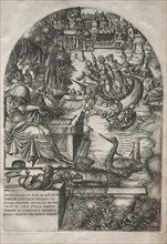 The Apocalypse (bound volume), 1555. Creator: Jean Duvet (French, 1485-1561).