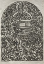 The Apocalypse: A Star Falls and Makes Hell to Open, 1546-1556. Creator: Jean Duvet (French, 1485-1561).