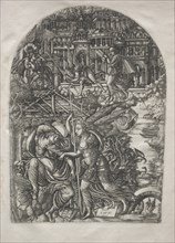 The Apocalypse: The Angel Shows St. John the New Jerusalem, 1546-1556. Creator: Jean Duvet (French, 1485-1561).
