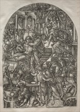 The Apocalypse: The Martyrdom of St. John the Evangelist, 1546-1556. Creator: Jean Duvet (French, 1485-1561).
