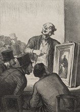 The Auction Room: The Expert. Creator: Honoré Daumier (French, 1808-1879).