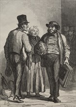 The Auction Room: The Merchants. Creator: Honoré Daumier (French, 1808-1879).