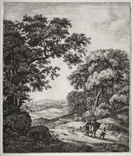 the banishment of Hagar and Ishmael. Creator: Anthonie Waterloo (Dutch, 1609/10-1690).