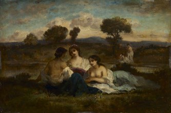 The Bathers, after 1847. Creator: Narcisse Diaz de la Peña (French, 1807-1876), imitator of.