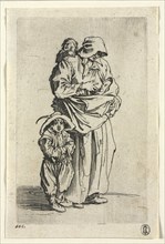 The Beggars: A Mother and Her Three Children , c. 1623. Creator: Jacques Callot (French, 1592-1635).