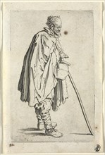 The Beggars: Beggar with Pot, c. 1623. Creator: Jacques Callot (French, 1592-1635).