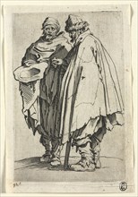 The Beggars: The Blind Man and His Companion, c. 1623. Creator: Jacques Callot (French, 1592-1635).