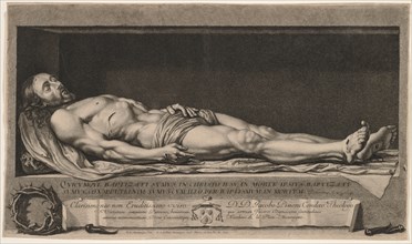 The Body of Christ in the Sepulchre, 1654. Creator: Nicolas de Platte-Montagne (French, 1631-1706).