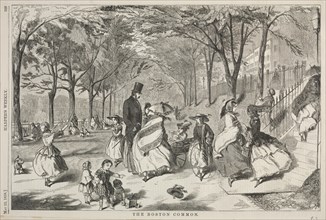 The Boston Common, 1858. Creator: Winslow Homer (American, 1836-1910).