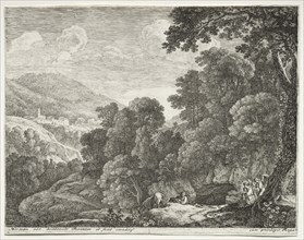 The Cave, c. 1652-1654. Creator: Herman van Swanevelt (Dutch, c. 1600-1655).