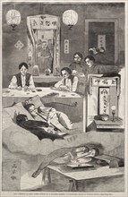 The Chinese in New York - Scene in a Baxter Street Club-House, 1874. Creator: Winslow Homer (American, 1836-1910).