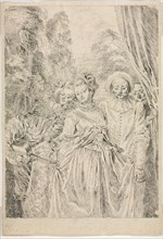The Clothes are Italian, 1715-16. Creator: Jean Antoine Watteau (French, 1684-1721).