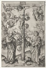 The Crucifixion with Four Angels. Creator: Martin Schongauer (German, c.1450-1491).
