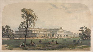The Crystal Palace, c. 1850. Creator: Joseph Nash (British, 1808-1878), possibly by.
