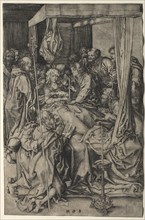 The Death of the Virgin. Creator: Martin Schongauer (German, c.1450-1491).