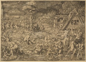 The Deluge. Creator: Dirk Vellert (Netherlandish, 1480/85-1547).