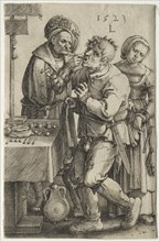 The Dentist, 1523. Creator: Lucas van Leyden (Dutch, 1494-1533).