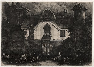 The Enchanted House, 1871. Creator: Rodolphe Bresdin (French, 1822-1885).