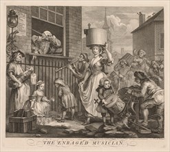 The Enraged Musician, 1741. Creator: William Hogarth (British, 1697-1764).
