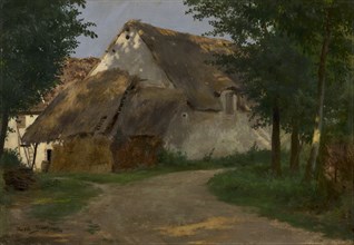 The Farm at the Entrance of the Wood, 1860-1880. Creator: Rosa Bonheur (French, 1822-1899).