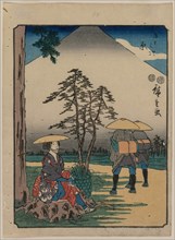 The Fifty-Three Stations of the Tokaido: Hara, c. 1850. Creator: Ando Hiroshige (Japanese, 1797-1858).