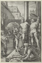 The Flagellation (from The Passion). Creator: Hendrick Goltzius (Dutch, 1558-1617).