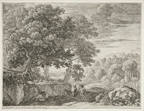 The Flight into Egypt. Creator: Herman van Swanevelt (Dutch, c. 1600-1655).