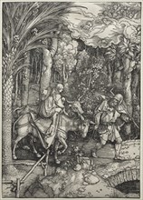 The Flight into Egypt, c. 1503-1505. Creator: Albrecht Dürer (German, 1471-1528).