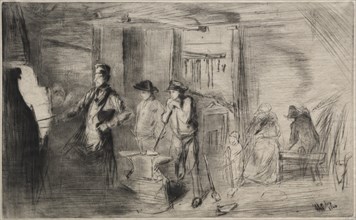 The Forge, 1866. Creator: James McNeill Whistler (American, 1834-1903).