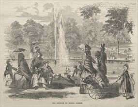 The Fountain at Boston Common, 1857. Creator: Winslow Homer (American, 1836-1910).