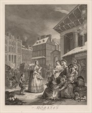 The Four Times of Day: Morning, 1738. Creator: William Hogarth (British, 1697-1764).