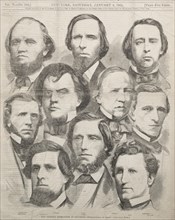 The Georgia Delegation in Congress, 1861. Creator: Winslow Homer (American, 1836-1910).
