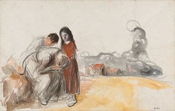 The Germans Have Gone Away, fourth quarter 1800s or first third 1900s. Creator: Jean Louis Forain (French, 1852-1931).