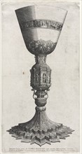 The Great Chalice Adorned with Figures, 1640. Creator: Wenceslaus Hollar (Bohemian, 1607-1677).