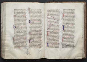 The Gotha Missal: Fol. 131r, Text, c. 1375. Creator: Master of the Boqueteaux (French); Workshop, and.
