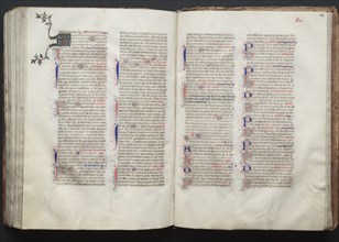 The Gotha Missal: Fol. 141r, Text, c. 1375. Creator: Master of the Boqueteaux (French); Workshop, and.