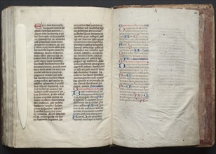 The Gotha Missal: Fol. 163v, Text, c. 1375. Creator: Master of the Boqueteaux (French); Workshop, and.
