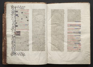 The Gotha Missal: Fol. 3v, Text , c. 1375. Creator: Master of the Boqueteaux (French); Workshop, and.