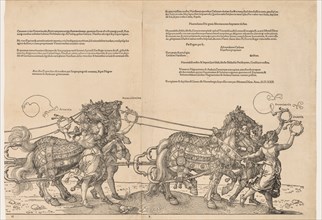 The Great Triumphal Car of Emperor Maximilian, 1523. Creator: Albrecht Dürer (German, 1471-1528).